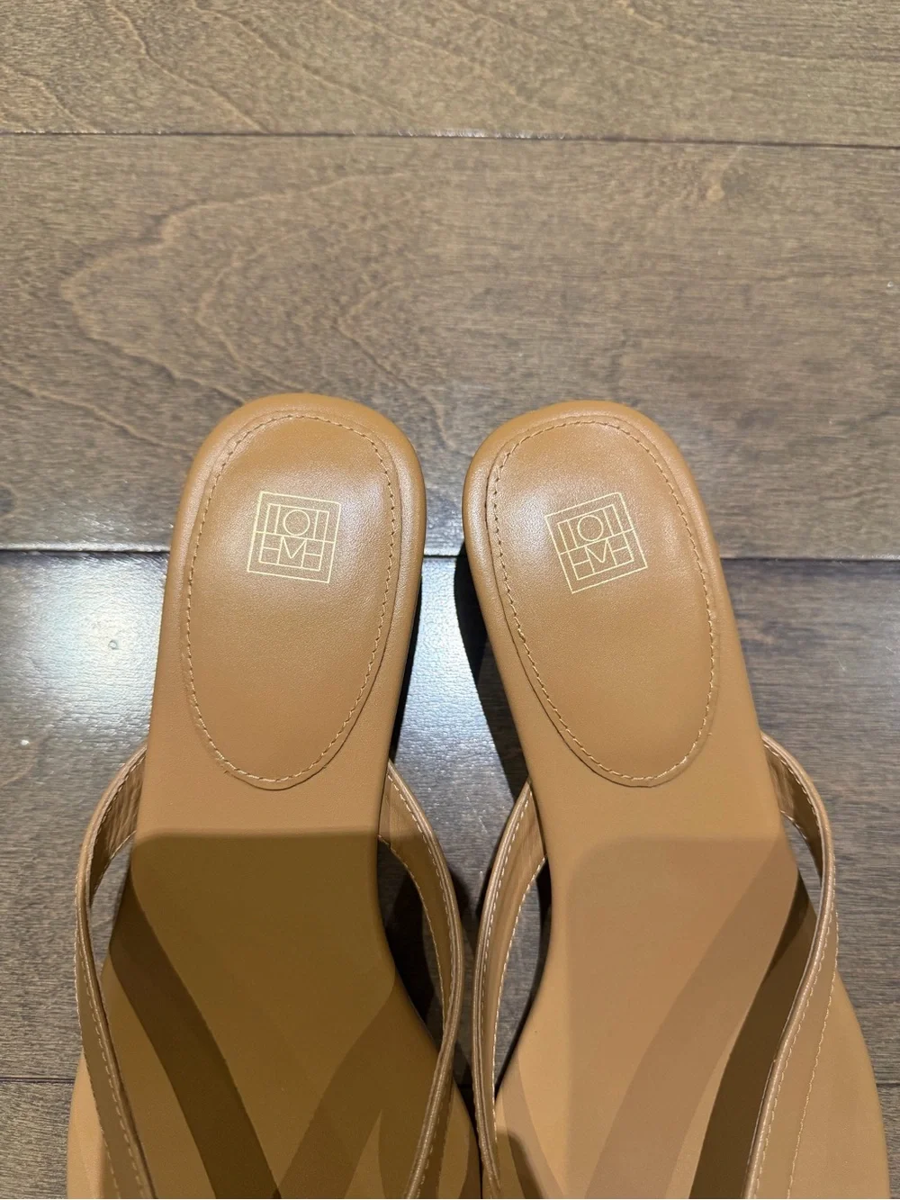 Toteme Leather heeled flip flops - Picture 3 of 7